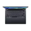 Portatīvais dators Acer TravelMate TMP414-53-G2-TCO-585Q ar 14 collu WUXGA (1920 x 1200) ekrānu, Intel Core 5 120U, 16 GB DDR5, 256 GB SSD, Intel Iris Xe Graphics, 4G LTE, Windows 11 Pro, zilā krāsā