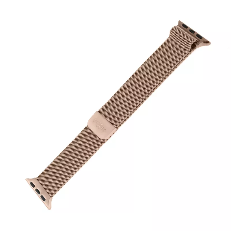 Siksniņa no sieta FIXED FIXMEST-436-RG Apple Watch 38/40/41mm rozā zeltā