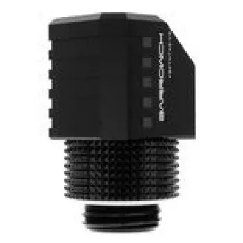 Barrow adapteris 45° grozāms G1/4 sievišķais uz G1/4 sievišķais FBFTWT45-V2 B melns