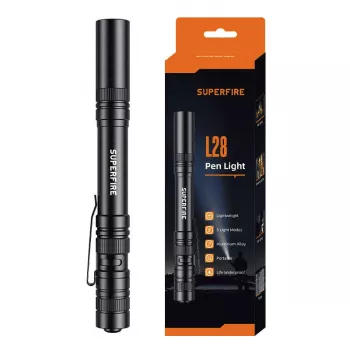 Lukturis Superfire L28 — rokas LED lukturis, 121 lm, 5 W