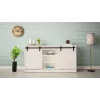 kumode 160x80x35 GRANERO balts/glancēti balts