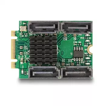DeLOCK 61062 Iekšējais SATA adapteris M.2 uz SATA 6 Gbit/s RAID 0 1 10 JBOD