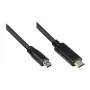 Good Connections USB 2.0 kabelis C-Mini B5pol. melns 1m