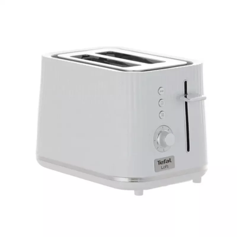 Tefal Loft TT7611 2 šķēlēm Hromēts, Balts