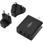 Ansmann USB lādētājs ceļojumiem TC315 / 3 A / 15,5 W / 3 portu USB lādētājs 15.5 W USB-A ligzda Smart IC melns iekštelpām (1001-0178)