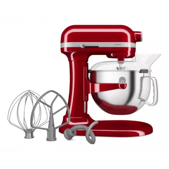 KitchenAid 5KSM60SPXEER Stāvmaisītājs 375 W Pelēks, Sarkans, Nerūsējošs tērauds