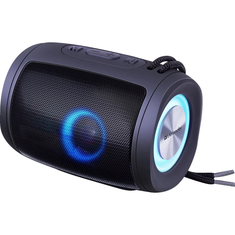Pārnēsājams Bluetooth skaļrunis DEFENDER Ejoy S200 TWS 2.0, 5W, Bluetooth 5.3, LED, 10 h akumulators, iebūvēts mikrofons