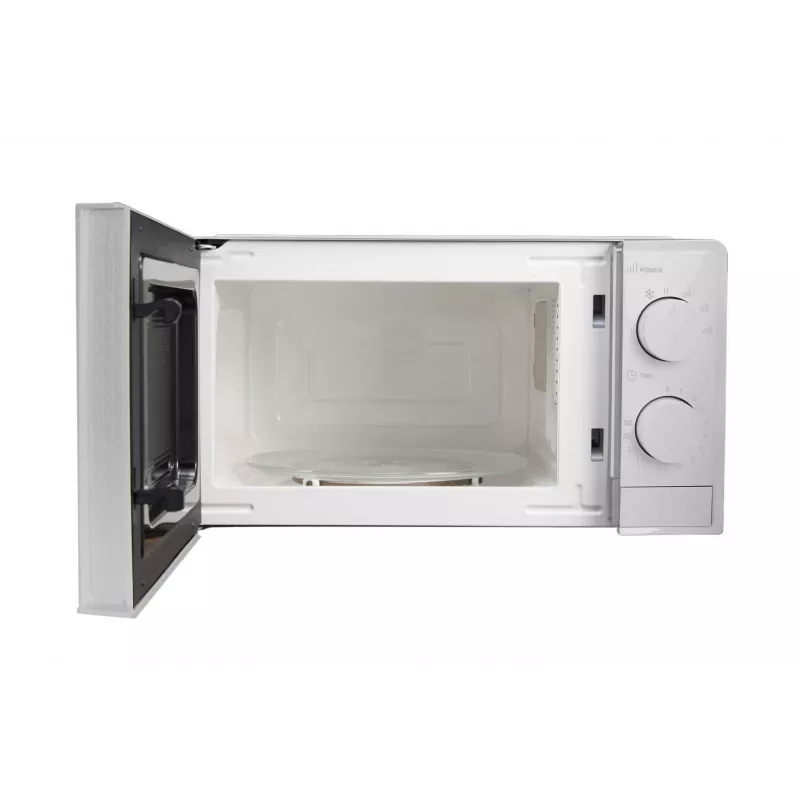 Mikroviļņu krāsns ESPERANZA ESTOFADO — 700 W, 20 L, 5 jaudas līmeņi, 24.5 cm pagriežamais statīvs, balta