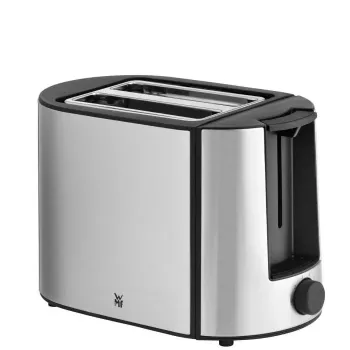 Toasteris WMF Bueno Pro 6 — 2 šķēlēm, 870 W, sudrabs/melns