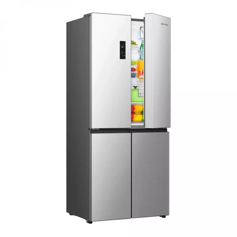 Ledusskapis Gorenje HZSF46962 NRM819E61X G600, 460 L, Pelēks, Tērauds, Stikls