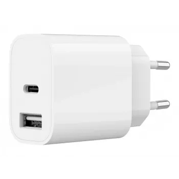 GEMBIRD TA-UC-2AC12-01 universāls USB lādētājs balts 2 porti