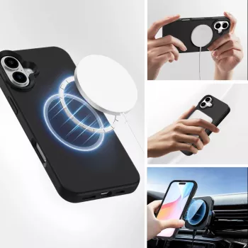 4smarts Silikona Maciņš Cupertino Apple iPhone 16 saderīgs ar MagSafe