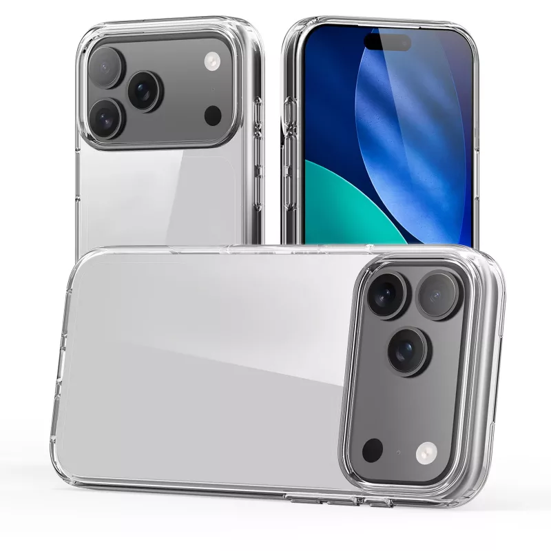 Nevox StyleShell SHOCKFlex apvalks iPhone 17 Pro, caurspīdīgs