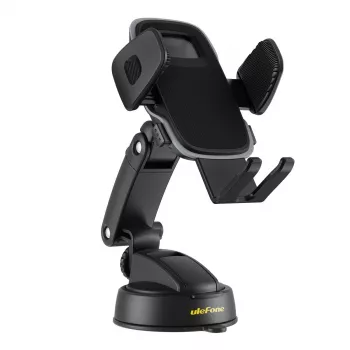 Auto telefona turētājs UleFone Armor Mount UF-UAN16 ar regulējamu leņķi, saderīgs ar viedtālruņiem