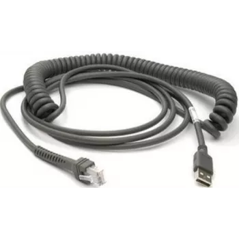 Datalogic USB kabelis, Type-A, spirālveida, 3,6m (CAB-467)