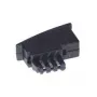 helos Adapter TAE F Stecker/6P4C Buchse, schmal, Bel. US-Std, lose