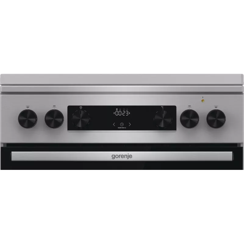 Gorenje GKS6C71XF Brīvi stāvoša plīts ar cepeškrāsni Sudraba