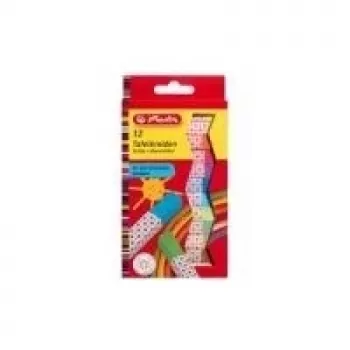 Herlitz krīts 8856502 — Balti kvadrātveida krīti, 36 gab., papīra iesaiņojumā, neasināti