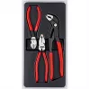 Knipex knaibles komplekts power pack ar 3 pulētiem plastmasas termoformētiem ieliktņiem