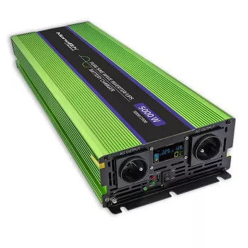 Qoltec Monolith tīkla adapteris/invertors Auto 5000 W Green