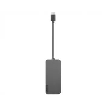 Lenovo GX90X21431 USB-C centrmezgls ar 4 USB-A portiem, melns