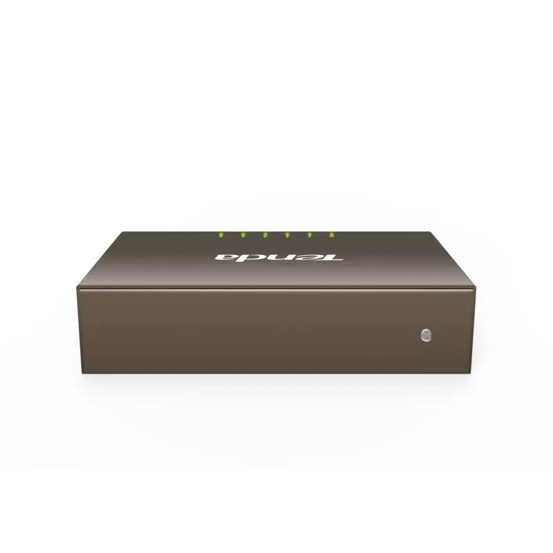 Nepārvaldāms slēdzis TENDA TEG1005D — 5x Gigabit RJ-45 porti, 10 Gbit/s pārslēgšanas jauda, pelēks