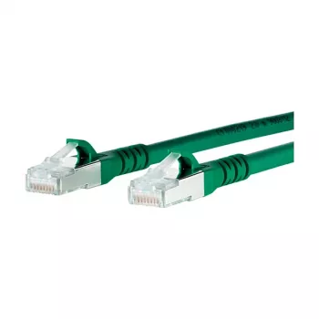 METZ CONNECT Patch kabelis S/FTP Cat.6A zaļš 3,0m