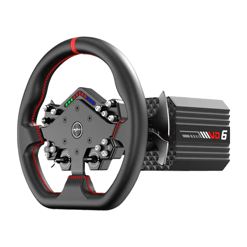 PXN VD6 DBT komplekts – VD6 bāze ar Direct Drive, WDS R2 stūre, PD HM pedāļi un Z9 skava
