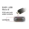 USB kabelis DeLOCK 83845 USB 2.0 0,5m USB A Micro-USB B Melns