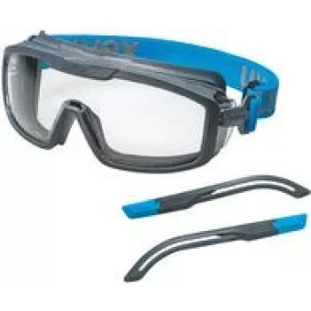 Aizsargbrilles Uvex i-guard+kit polikarbonāts zili pelēka caurspīdīga
