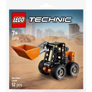 Būvniecības rotaļlieta LEGO Technic Skid Steer Loader 30710 ar kustīgām rokām un kāpurķēdēm