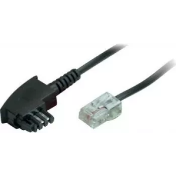 Telefona kabelis ShiverPeaks BS70002-6 6m Melns