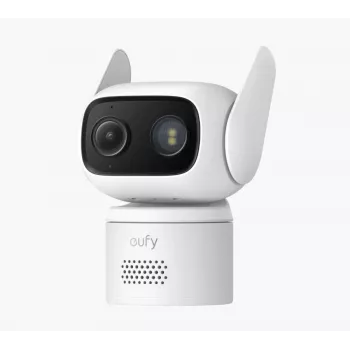 eufy by Anker Cam C31 Solo weiß - 360° PTZ Netzwerkkamera mit KI-Erkennung und Farbnachtsicht