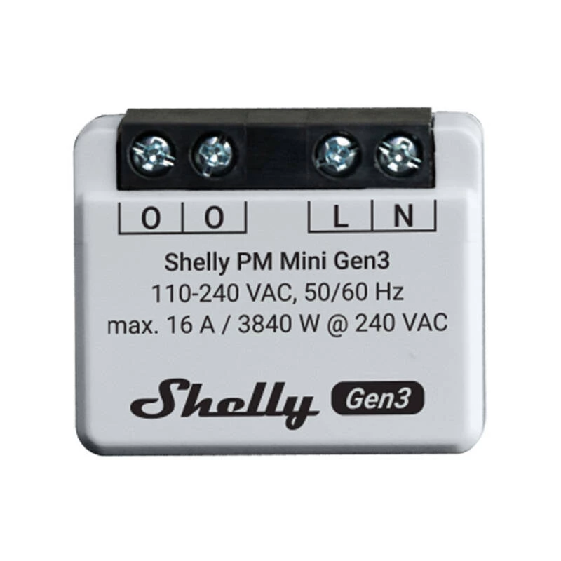 Shelly PM Mini Gen3 enerģijas mērītājs (2 gab.)