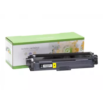 Toner kasetne Static Control Brother TN-221Y / TN-241Y, dzeltena, saderīga nomaiņa