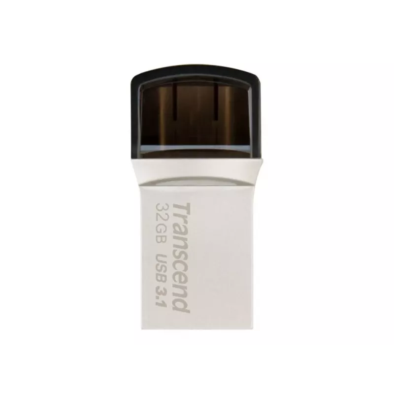 Transcend JetFlash 890 32GB — USB zibatmiņa ar divpusēju savienotāju
