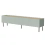 TV skapis cama meble FELLINI 200x40x52 cm, olīvas rāmis ar eļļota ozola virsmu