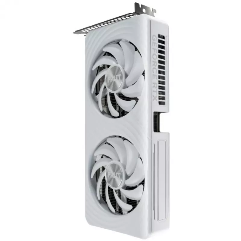 Videokarte Palit GeForce RTX 5060 Ti White OC — GeForce RTX 5060 Ti, 16 GB GDDR7, 128 bitu, PCIe 5.0, 2407 MHz