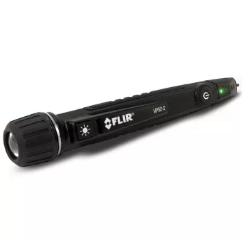 FLIR VP52-2 bezkontakta sprieguma detektors CAT IV 1000 V LED, vibrācija, akustisks, kabatas melns