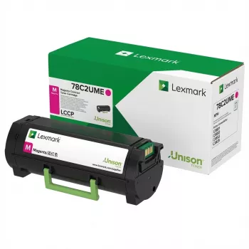 Lexmark 78C2UME Tonera komplekts Magenta Īpaši lielas ietilpības līguma versija, 7000 lpp.