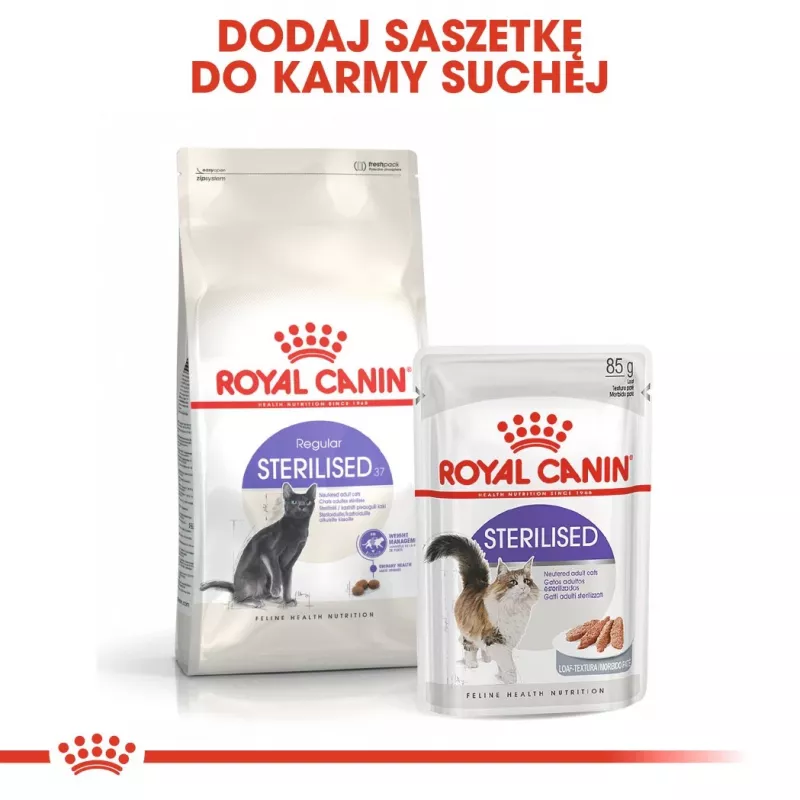 Royal Canin Sterilised sausā barība kaķiem, 4 kg