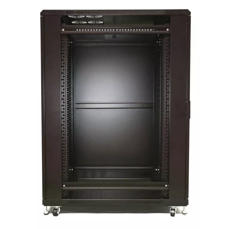 Extralink EX.11366 27U brīvstāvošs skapis 600x800 mm Melns