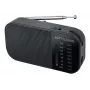 Portatīvais radio Muse M-025 R — MW/FM, melns, bateriju darbināms, kompakts (32×130×70 mm)
