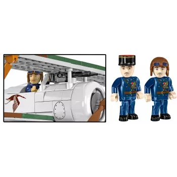 Būvkomplekts Cobi Bloki Nieuport 17 C.1 277 gab. — Lidmašīnas modelis, kolekcionējams ķieģeļu komplekts