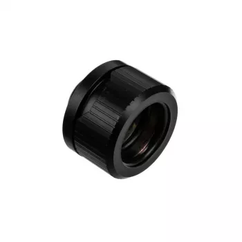 EK Water Blocks EK-Torque HDC 16 taisnais savienotājs G1/4 collas AG uz 16mm AD cietcaurulei - melns