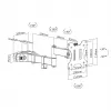 Maclean LCD monitora galda stiprinājums, VESA 75x75 un 100x100, 17-32 collas, 9 kg, MC-751N