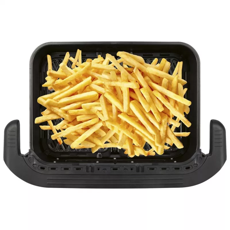 Gaisa fritieris ProfiCook PC-FR 1313 H — 10 L, 2400 W, 10 programmas, skārienjutīga vadība, nerūsējošais tērauds/melns