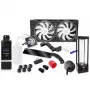 Alphacool 11992 ūdens bloks - Acetāls - Akrils - Alumīnijs - Misiņš - Varš - Niķelis - Nerūsējošais tērauds - Melns - Caurspīdīgs - 1/4 collas - 60 °C - 0,8 bar