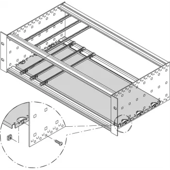 SCHROFF Montāžas plāksne Standard - Montāžas plāksne 280T 84TE (34562756)