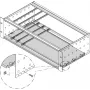 SCHROFF Montāžas plāksne Standard - Montāžas plāksne 280T 84TE (34562756)